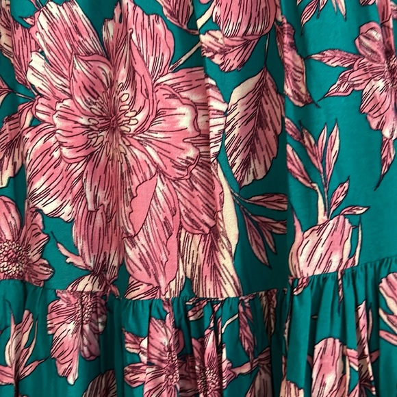 Anthropologie Able the Label elastic waist skirt in the most beautiful colors. S - Picture 3 of 7